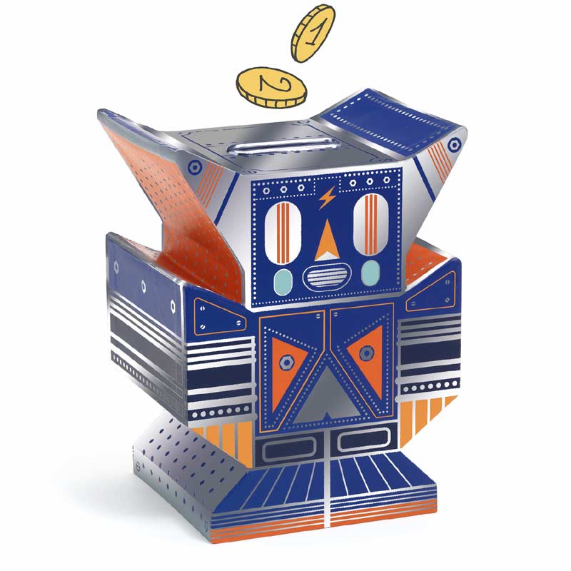 Robot Money Box by Djeco
