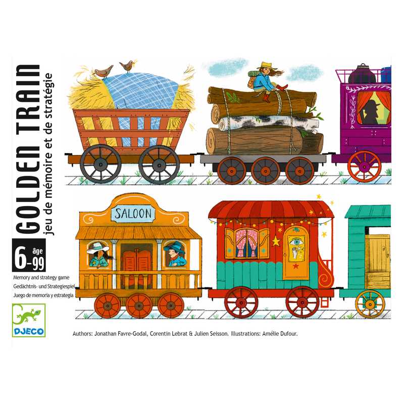 Golden Train Card Game by Djeco