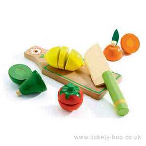 Fruit and Vegetables to Cut by Djeco