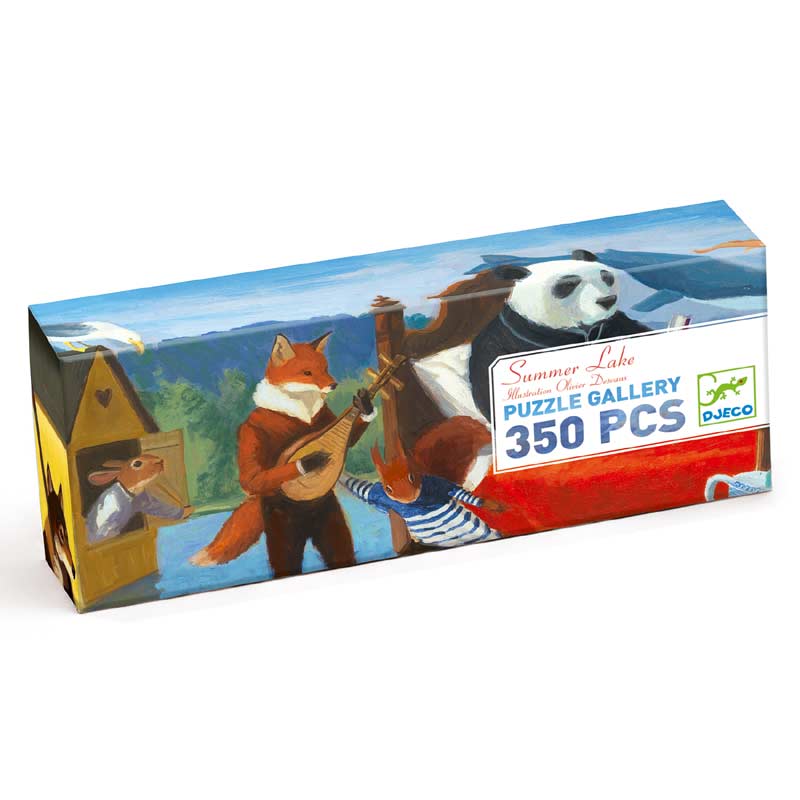 350 pcs Summer Lake Gallery Puzzle by Djeco