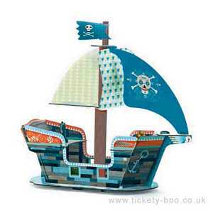 Pirate Boat 3D Pop to Play by Djeco