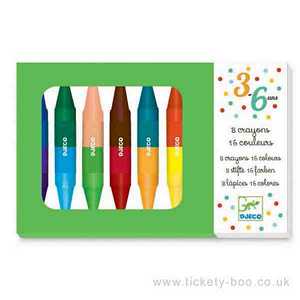 8 Twins Crayons by Djeco