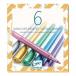 6 Metallic Markers by Djeco - 0