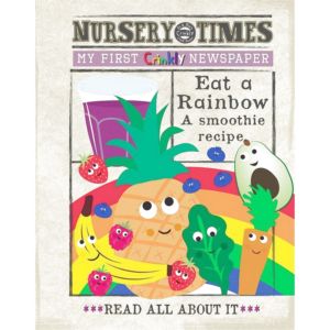 Eat a Rainbow - Nursery Times Crinkly Newspaper