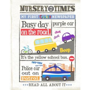 Busy Day On The Road - Nursery Times Crinkly Newspaper