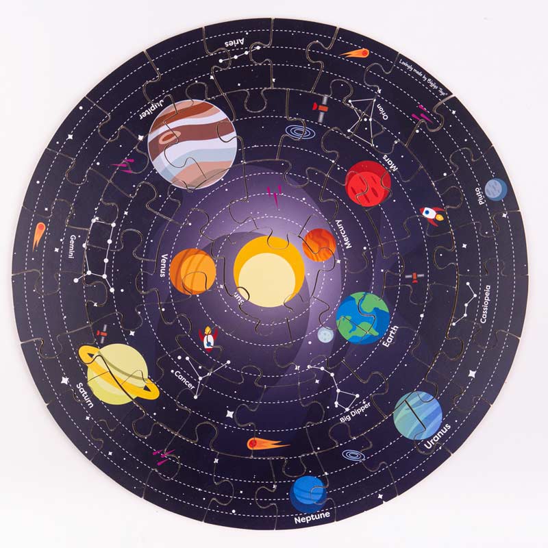 Solar System Circular Floor Puzzle by Bigjigs
