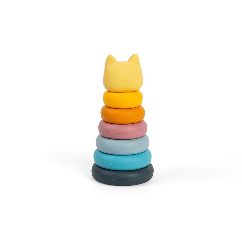 Silicone Stacking Cat by Bigjigs