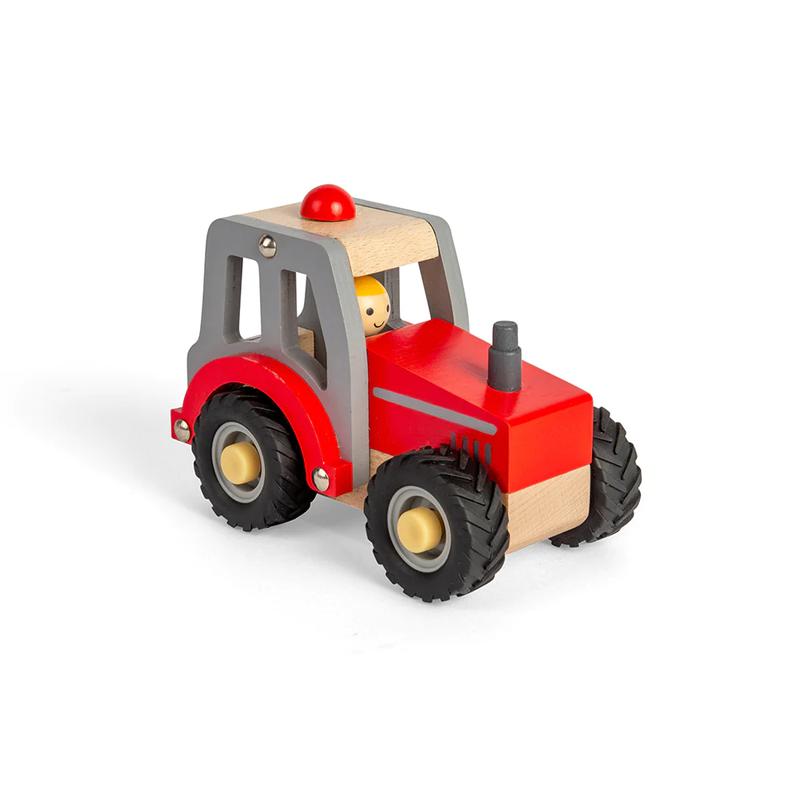 Mini Tractor Red by Bigjigs