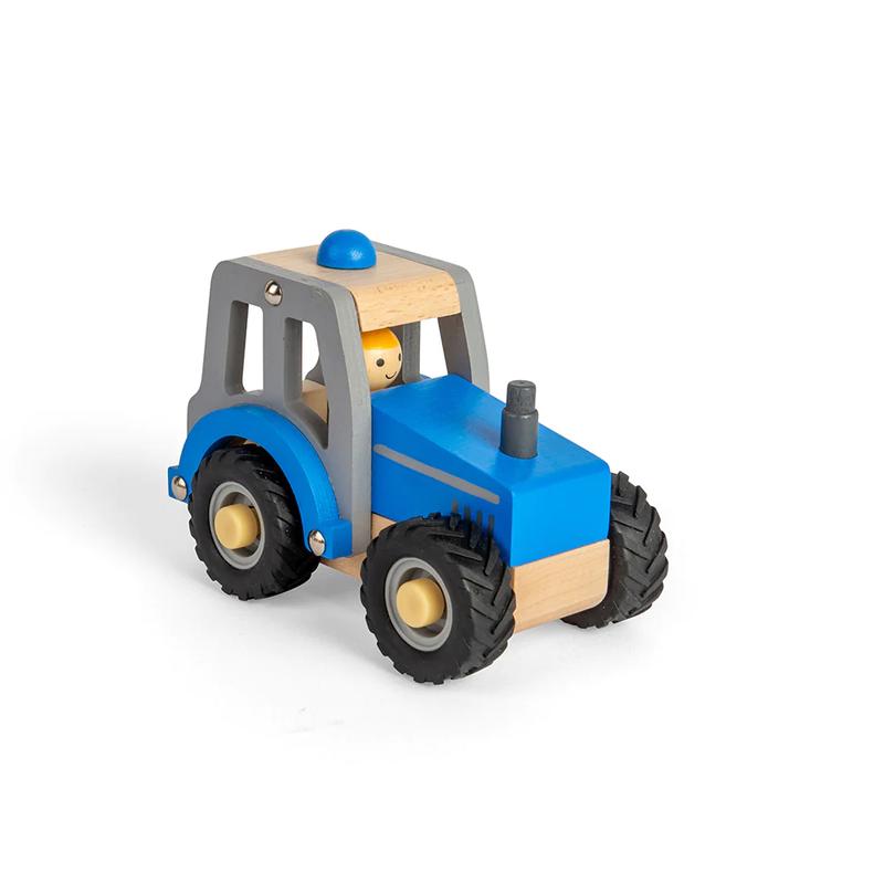 Mini Tractor Blue by Bigjigs