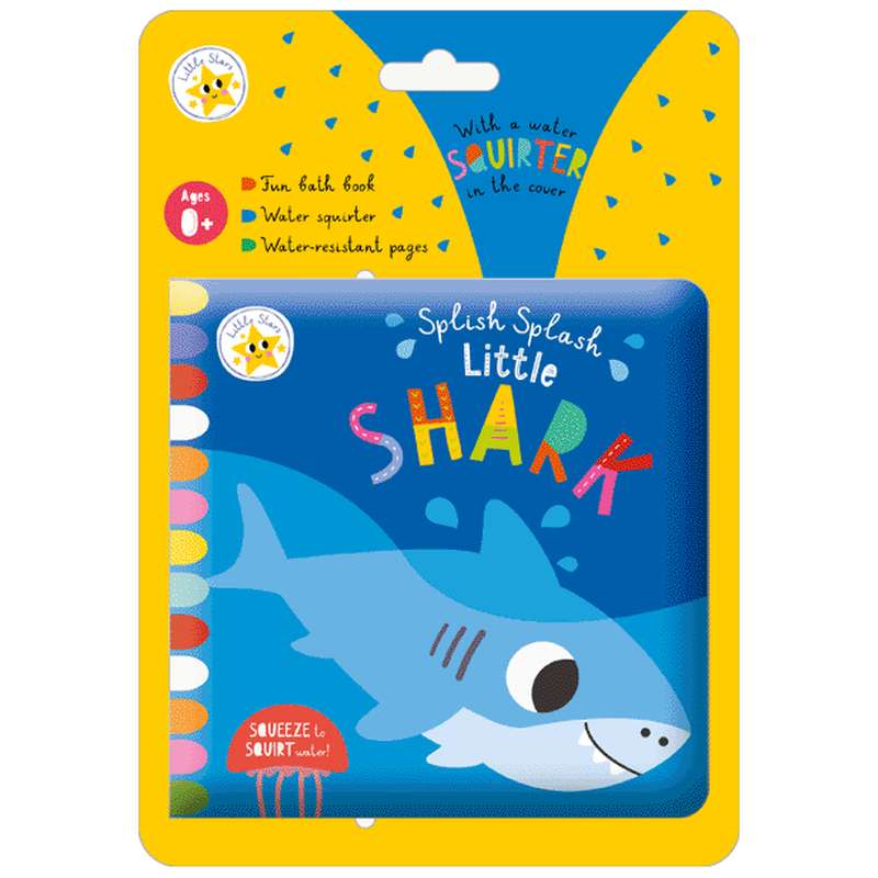 Splish Splash Little Shark Bath Book