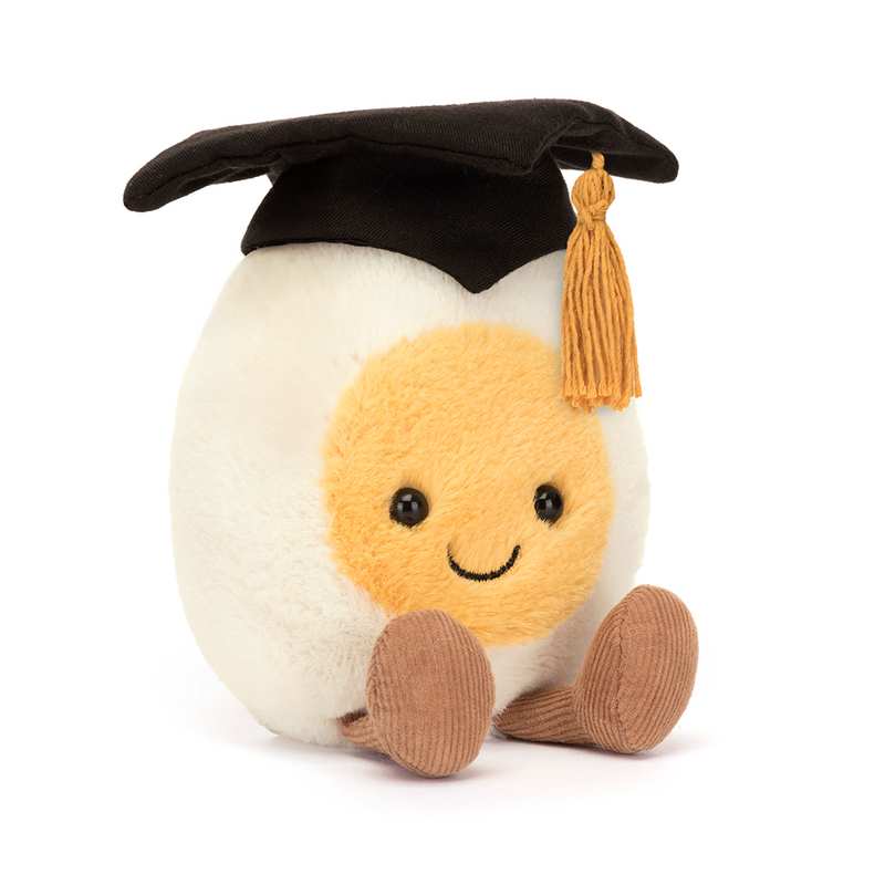Amuseables Boiled Egg Graduation by Jellycat