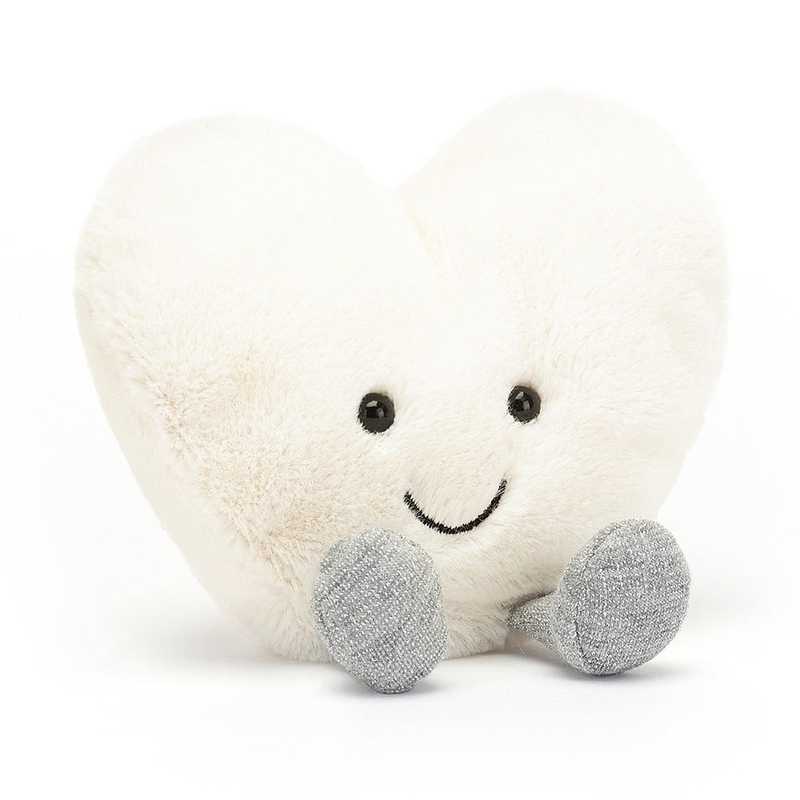 Amuseable Cream Heart Small by Jellycat