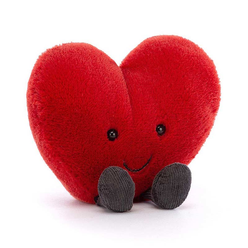 Amuseable Red Heart by Jellycat