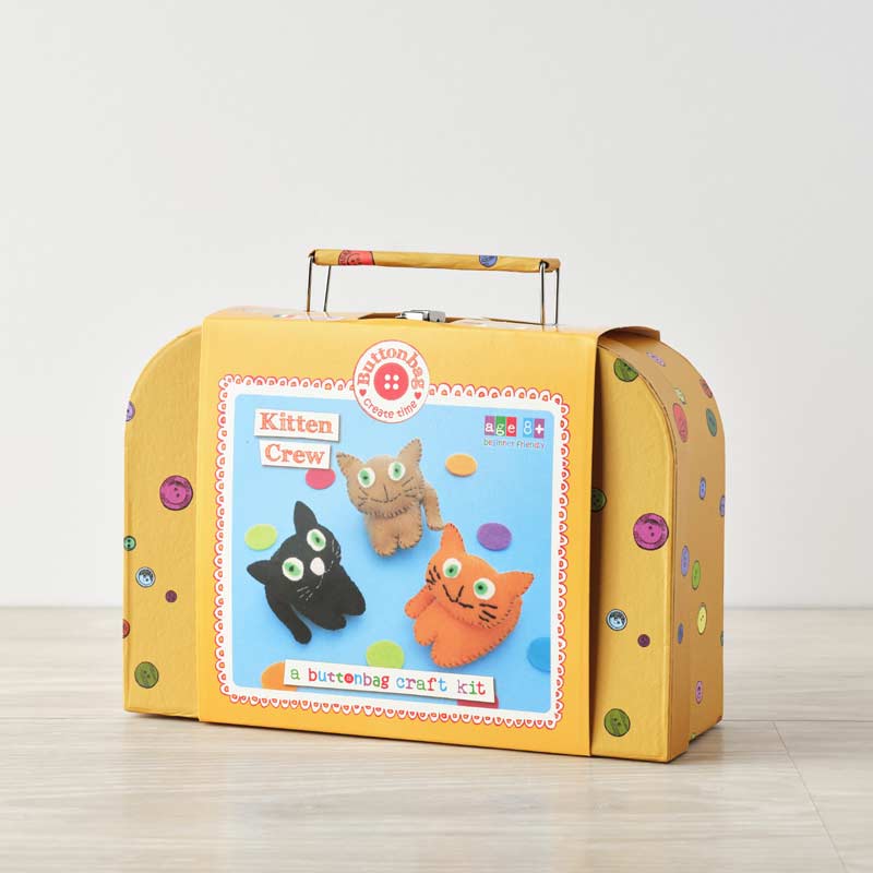 Kitten Crew Sewing Kit by Buttonbag