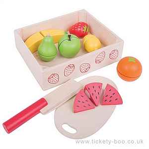 Cutting Fruit Crate by Bigjigs Toys