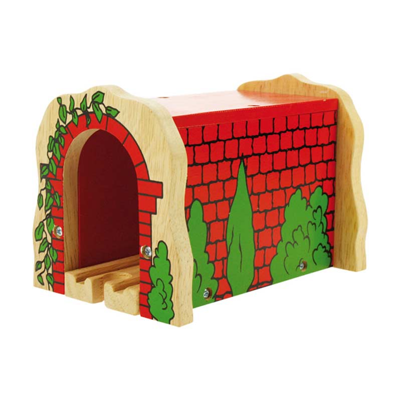 Red Brick Tunnel by Bigjigs Rail