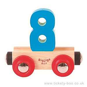 Rail Name Number 8 by Bigjigs
