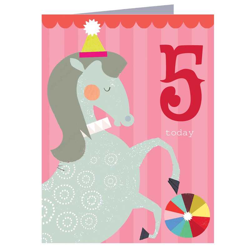 Mini Horse Five Card by Kali Stileman