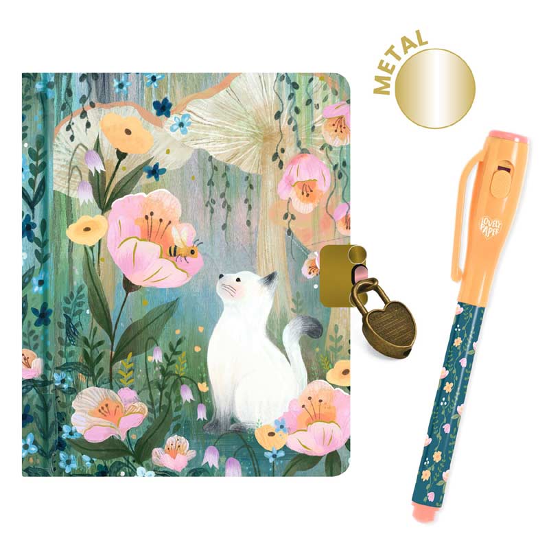 Kendra's Little Secret Notebook with Magic Pen by Djeco