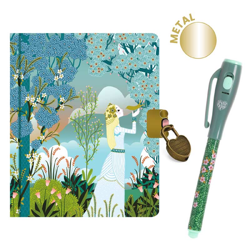 Charlotte Little Secret Notebook with Magic Pen by Djeco