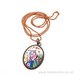 Lovely Sweet Tiger Necklace by Djeco