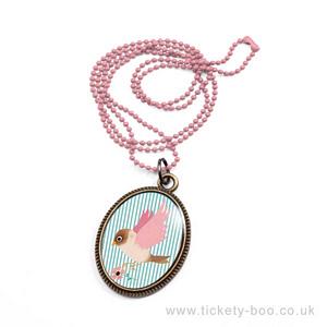 Lovely Sweet Bird Necklace by Djeco
