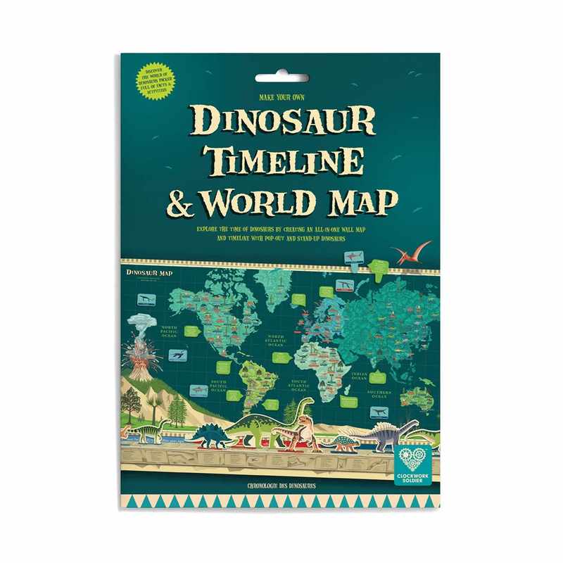 Create Your Own Dinosaur Timeline & World Map by Clockwork Soldier