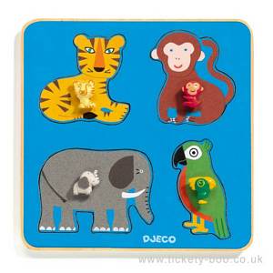 Family Jungle Wooden Puzzle by Djeco