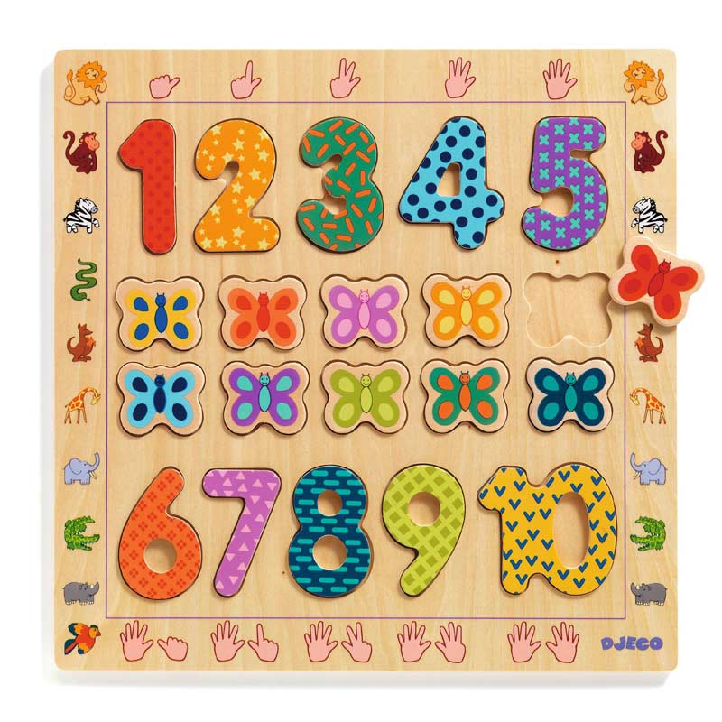 1 - 10 Puzzle by Djeco
