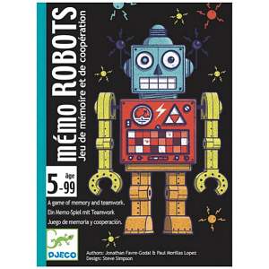 Memo Robots Card Game by Djeco