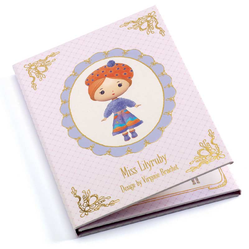 Miss Lilyruby Tinyly Removable Stickers Set by Djeco