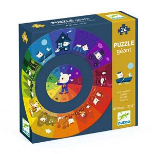 Colours Giant Circle Puzzle by Djeco