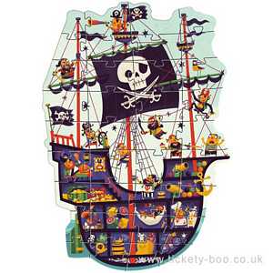 The Pirate Ship 36 pcs Giant Puzzle by Djeco