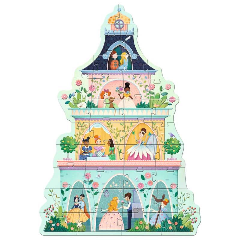 The Princess Tower 36pcs Giant Puzzle by Djeco