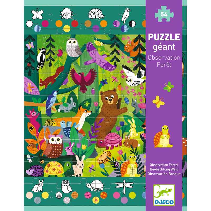 Observation Forest - 54pcs Giant Puzzle by Djeco