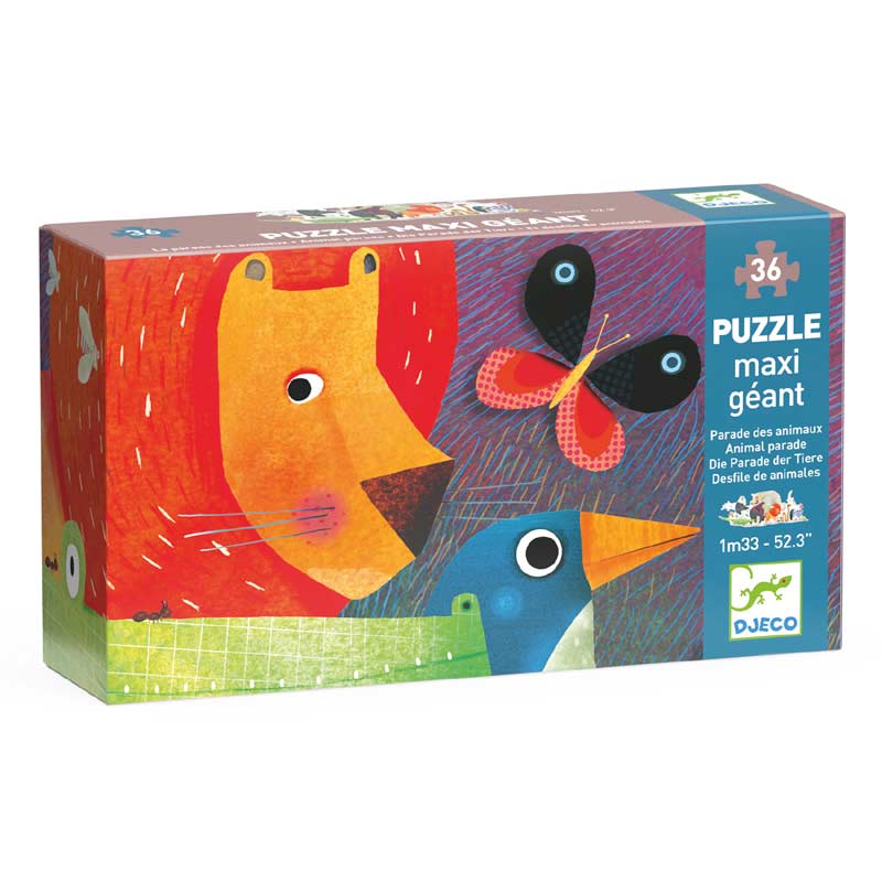 Animal Parade 36pcs Giant Puzzle by Djeco