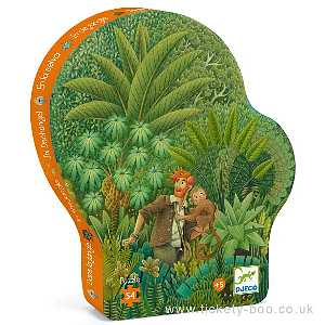 In the Jungle 54pcs Silhouette Puzzle by Djeco