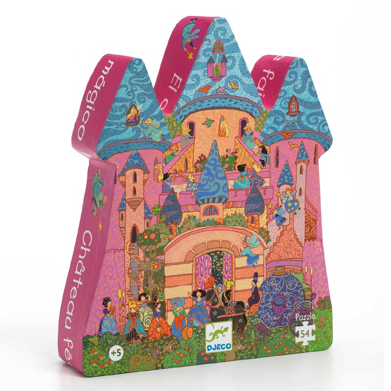 The Fairy Castle 54pcs Silhouette Puzzle by Djeco