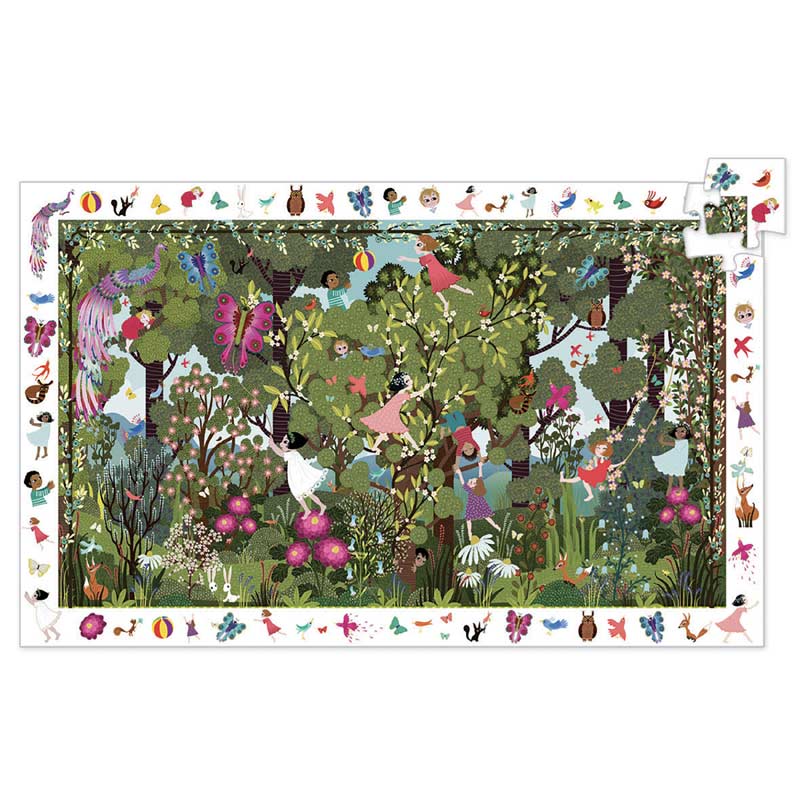 100 pcs Garden Play Time Observation Puzzle by Djeco