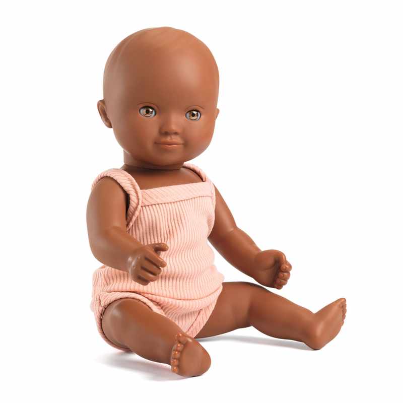 Baby Girl Ciara Pomea Hard Body Doll for the Bath by Djeco