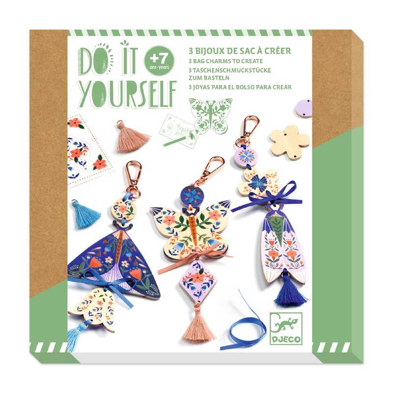 Do It Yourself - Butterflies Bag Charms by Djeco