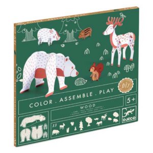 Woodland Colour, Assemble, Play by Djeco