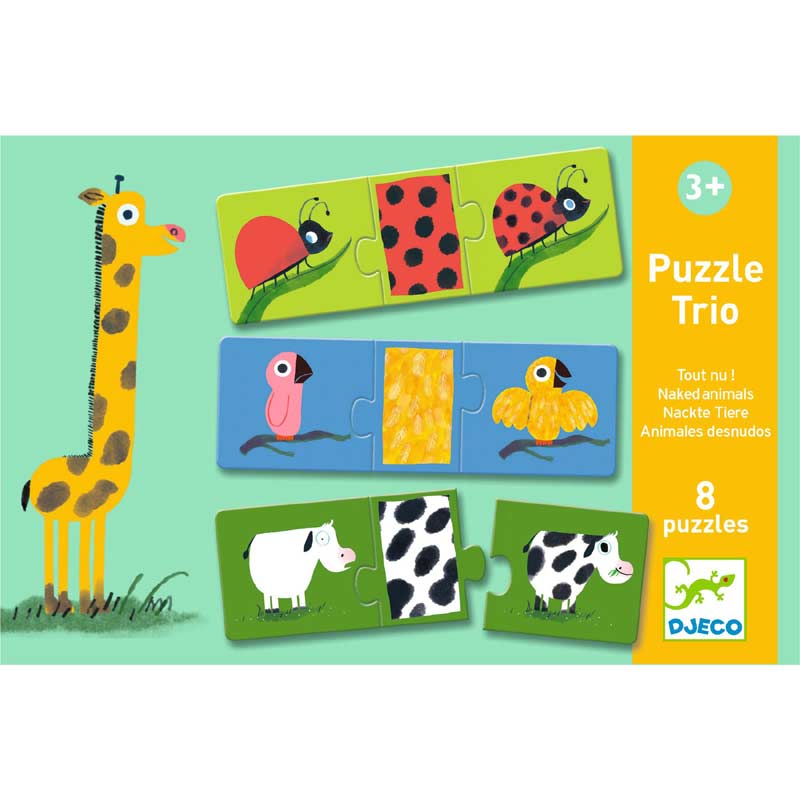 Naked Animals Puzzle Trio by Djeco