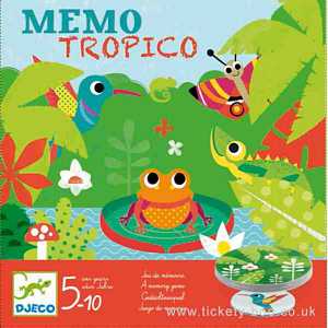 Memo Tropico Game by Djeco