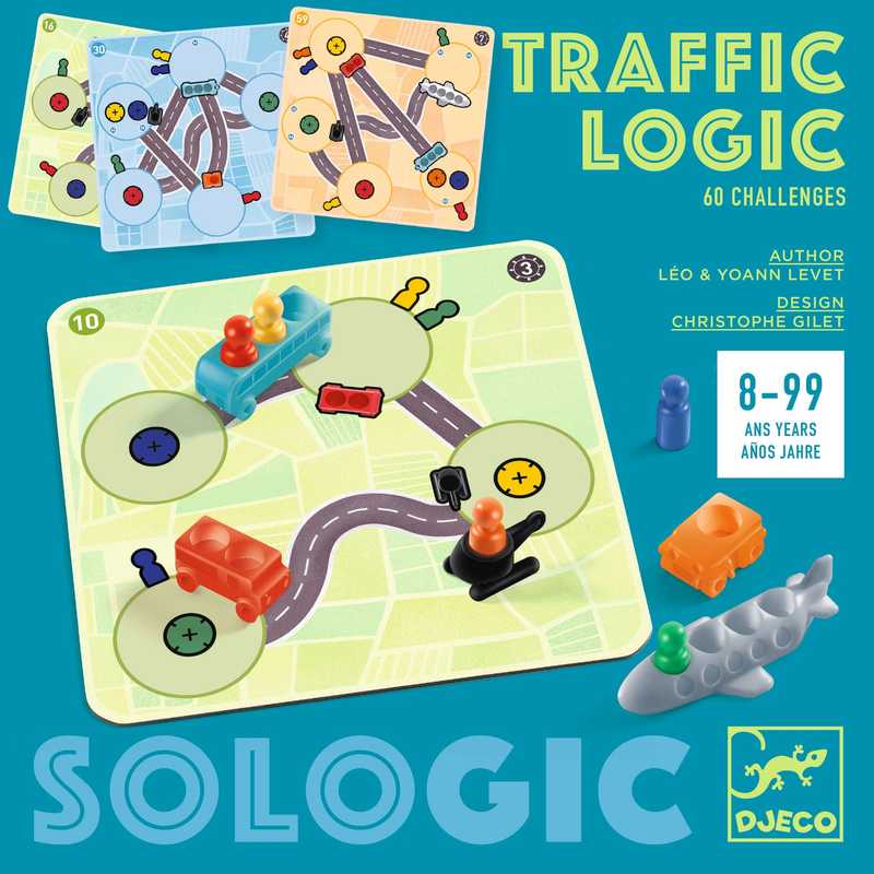 Traffic Logic - Sologic Game by Djeco