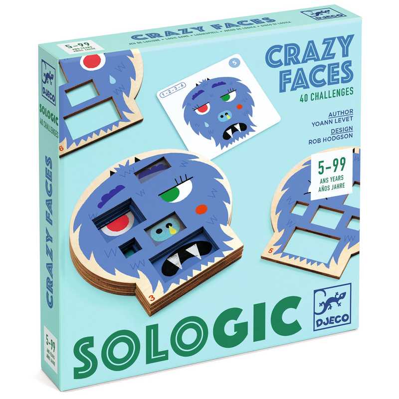 Crazy Faces - Sologic Game by Djeco
