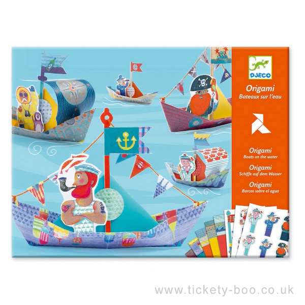 Kit to Make Floating Origami Paper Ships & Boats 20cm Origami Paper Packs