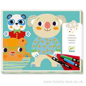 Cuties Chalkboards Colouring by Djeco
