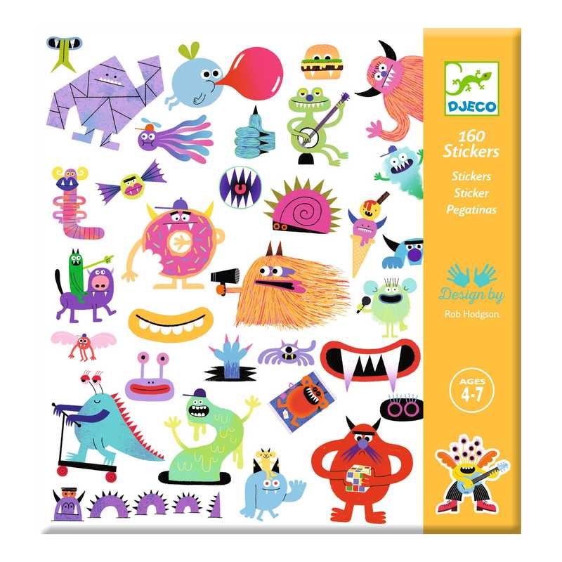 Monster Stickers by Djeco