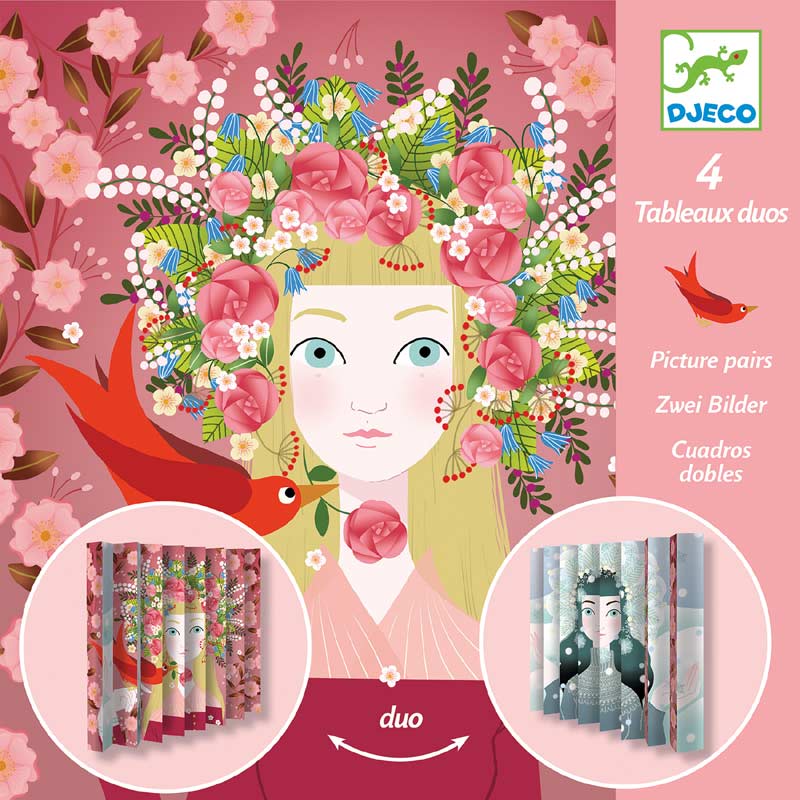Lovely Queens Paper Picture Pairs by Djeco
